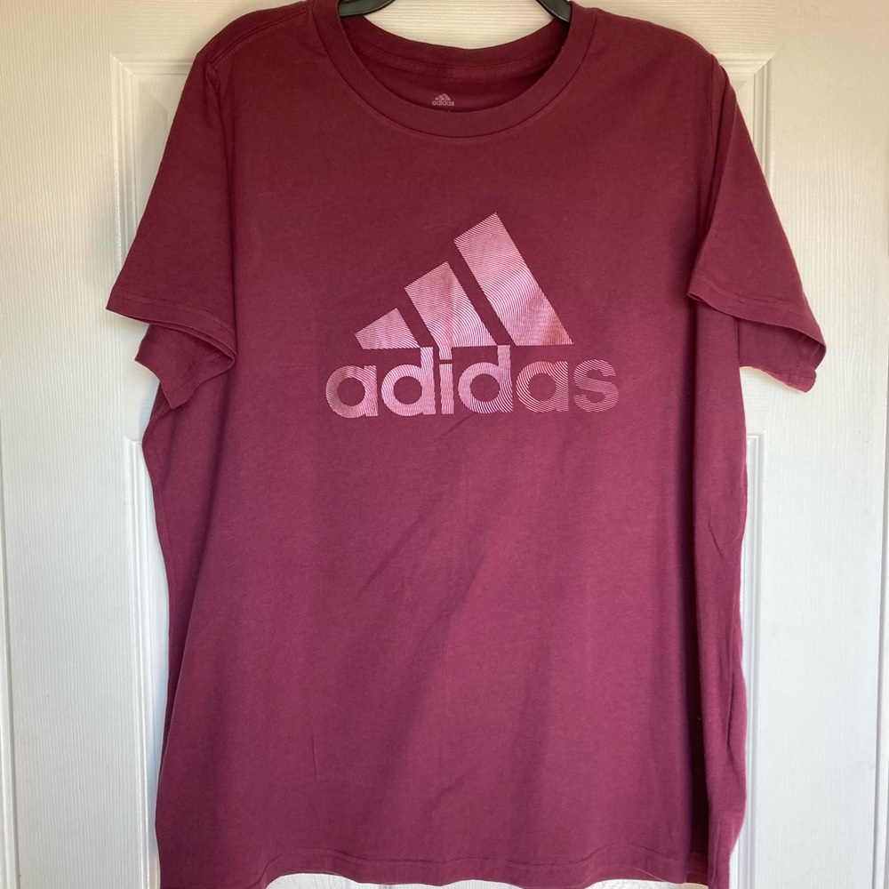 Adidas Plus Size Holiday Shine Graphic Tee